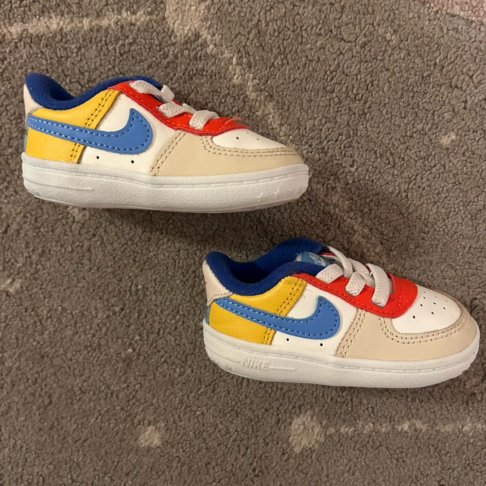 Nike Baby Walker Shoes - Red, Blue, Yellow - Picture 2 of 4